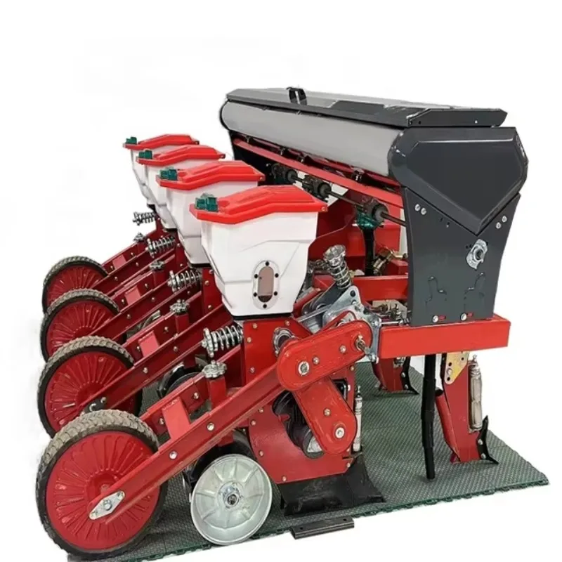 

Mini 4 Row Farm Tractor Corn Sorghum Soybeans Maize Seeder Planter No Till Seed Drill For Planting & Seeding For Farm Use