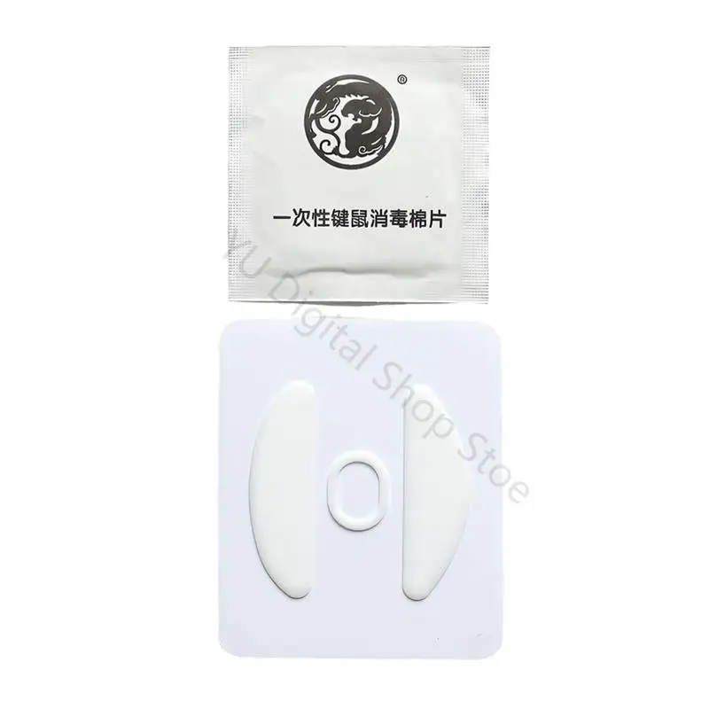 96BA Arcuate Edges PTFE ICE Mouse Skates Feet For Darmoshark M5Pro Thicked Smooth Gliding Mouse Pad