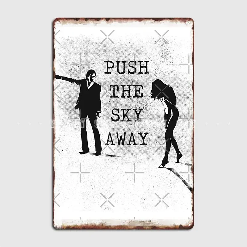 Nick Cave Push The Sky Away Black Metal Sign Pub Club Bar Decoration Plates Tin Sign Poster