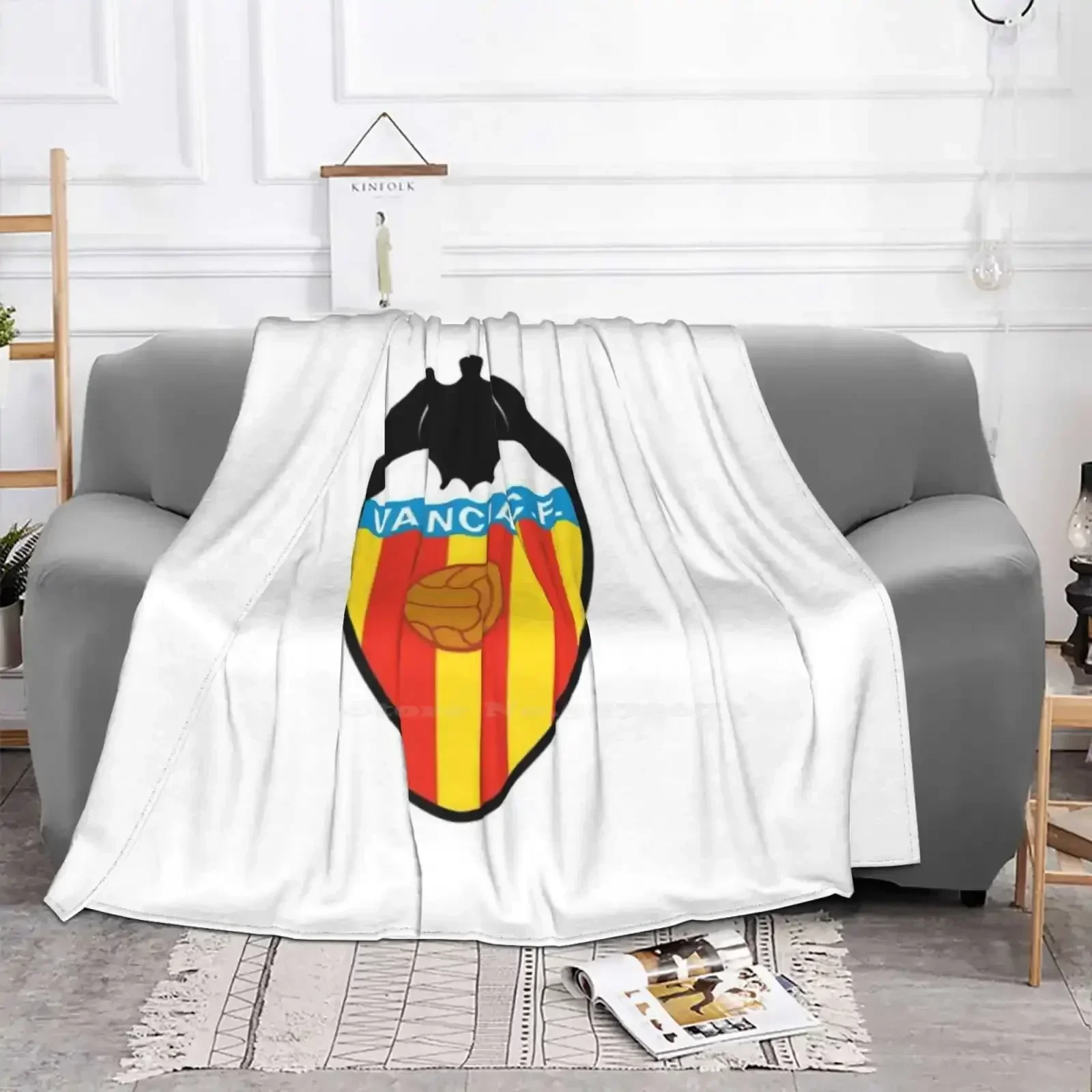 Cf Valencia New Selling Custom Print Flannel Soft Blanket Logo blankets thick blanket for winter