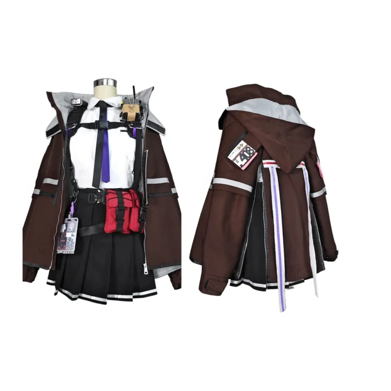 KIYO-KIYO Girls Frontline Cheyanne m200 Cosplay Kostüm Damen Jacke Uniform Halloween Kostüme Spiel Kann nach Maß gefertigt werden