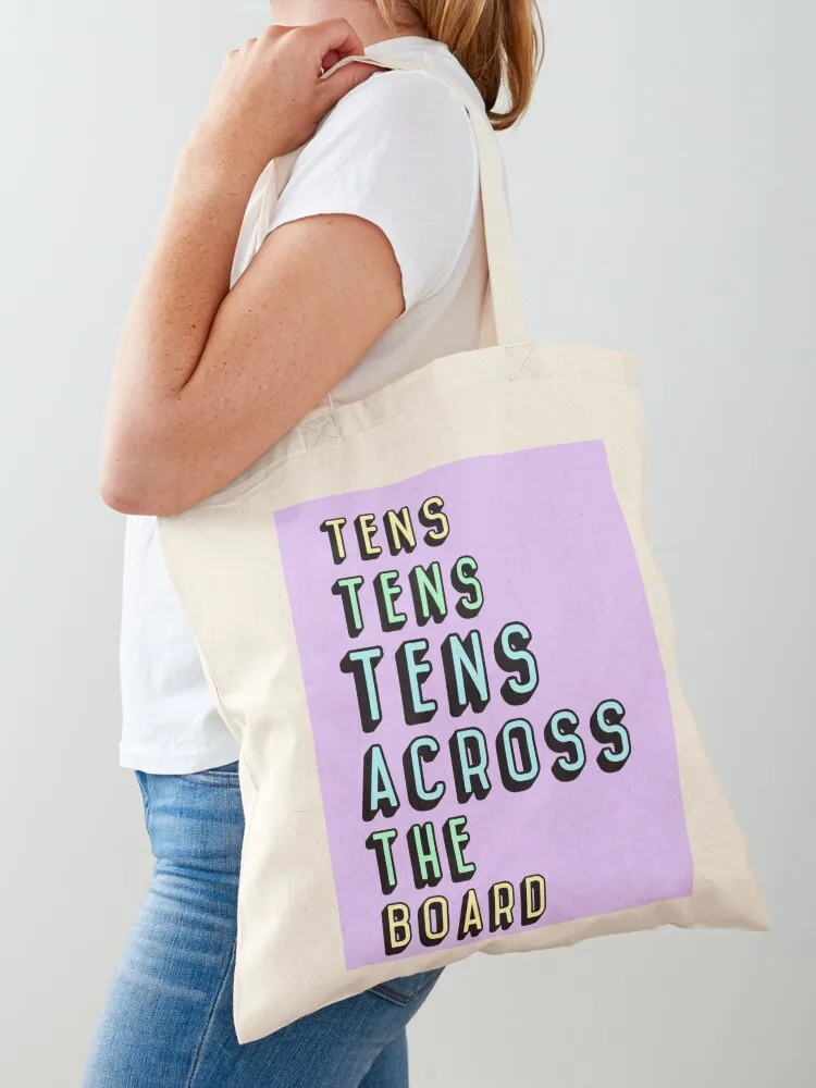 

Drag Race Print - Tens Tens Tens Across The Board Tote Bag Eco bag reusable shopping bags Shopper bag Women's tote