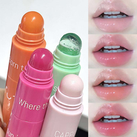 4 In 1 Color-changing Lip Balm Combo Kit Moisturizing Colorless Pink Orange Hydrating Lip Care Anti-dryness Primer Lipstick Pen