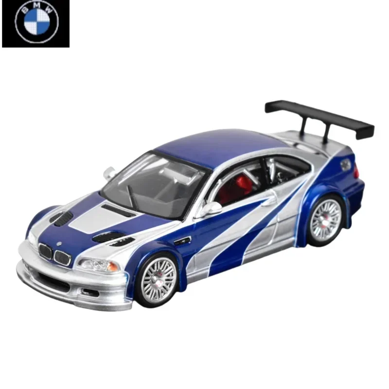 ghostplayer 1:64 BMW E46 M3 GTR Need for Speed Original Alloy die cast car Collection Decoration Boy gift Children holiday gift