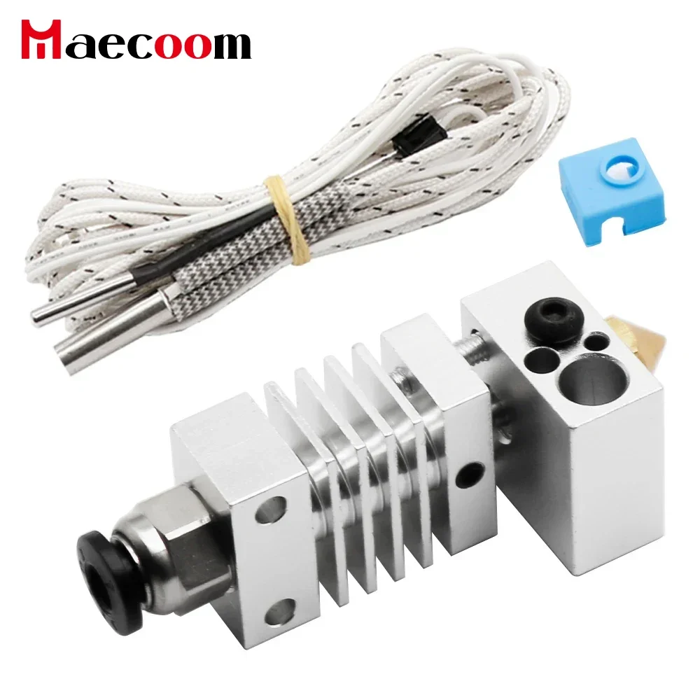 

Hotend Extruder Kit Long Distance V6 Extrusion 12V/24V 50W J-head Heat Break Throat 1.75mm for Ender 3 CR10 CR-10S Series