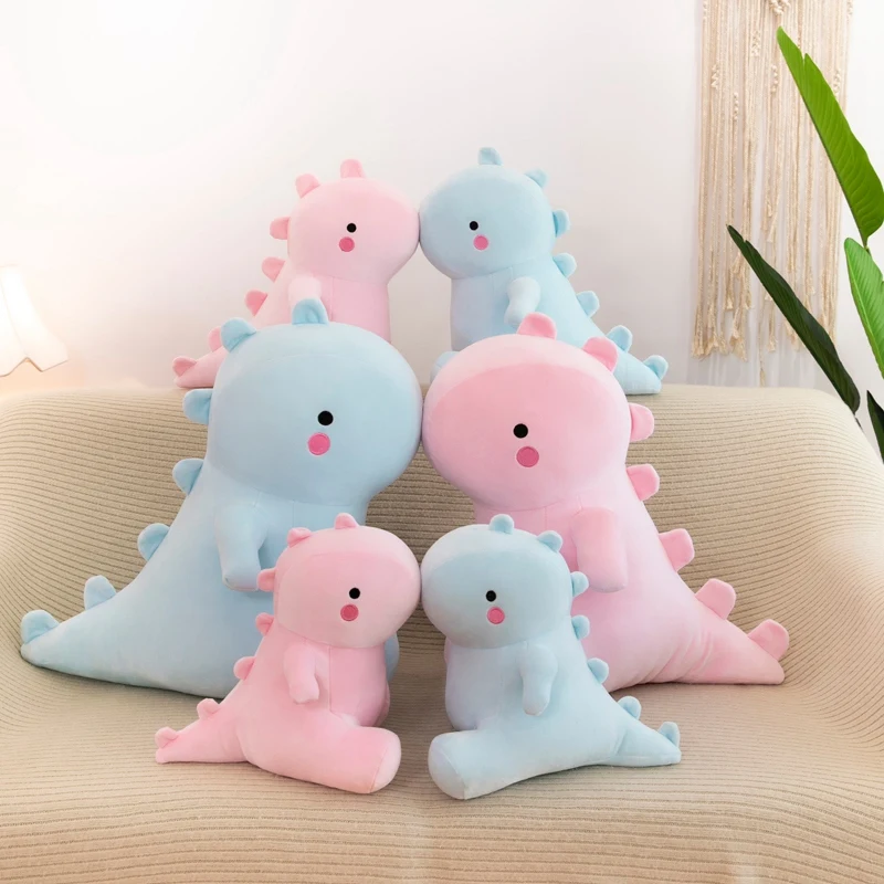 Cute Cartoon Large Size Plush Dinosaur Toys Dinosaur Throw Pillow Stuffed Animal Soft Doll Kids Toy Birthday Gift