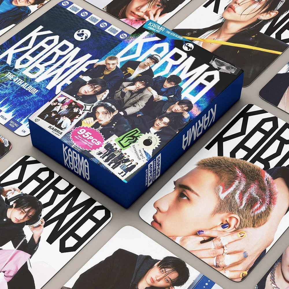 KPOP Idol KARMA Merchandise, Fotokarten, Album, Lomo-Karten, BANGCHAN, HYUNJIN, FELIX, Fotobuch, Sammelkarten, Poster, Postkarten, Fotos, Geschenk – Detail 4