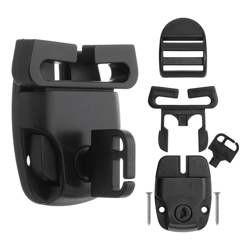 4 مجموعات سبا حوض استحمام ساخن غطاء مقاطع مزلاج استبدال عدة غطاء حوض استحمام ساخن المزالج كليب قفل لغطاء الأشرطة مع مفاتيح ، سهلة الاستخدام