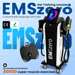 Professionelles EMSzero RF-Gerät mit 5 Griffen, 6500 W, 2025, EMS Hiemt Body Sculpt Neo-Muskelstimulation Pro Ultra Sculpting-Gerät