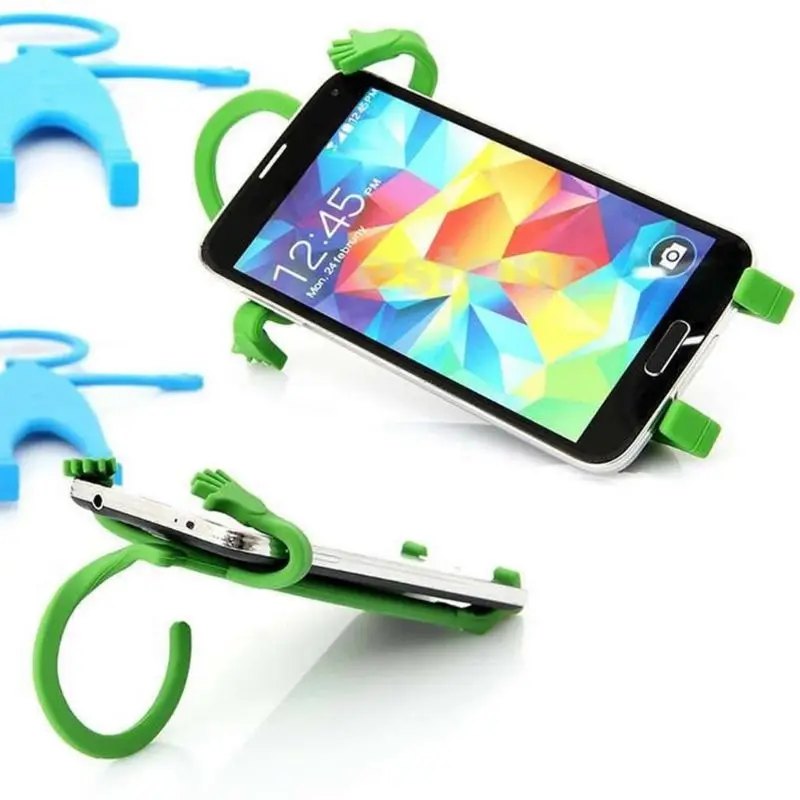 Unique Flexible Silicon Cell Phone Holder Car Mobile Hanger Mount for Smartphone