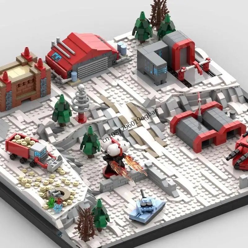 Novo 1646 pçs famoso jogo filme vermelho alado série moc modelo base soviética diy idéias criativas childtoy montagem quebra-cabeça presente de aniversário
