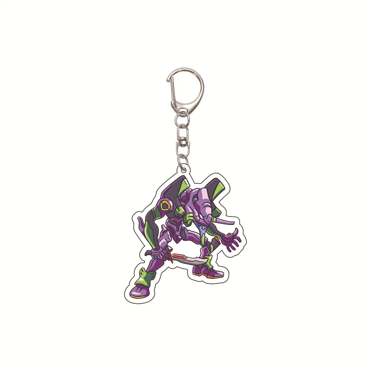 55MM Anime Neon Genesis Evangelion‌ Keychain Mari Makinami Illustrious Ayanami Rei Evangelion Unit-01‌ Keychain Christmas Gifts view 5