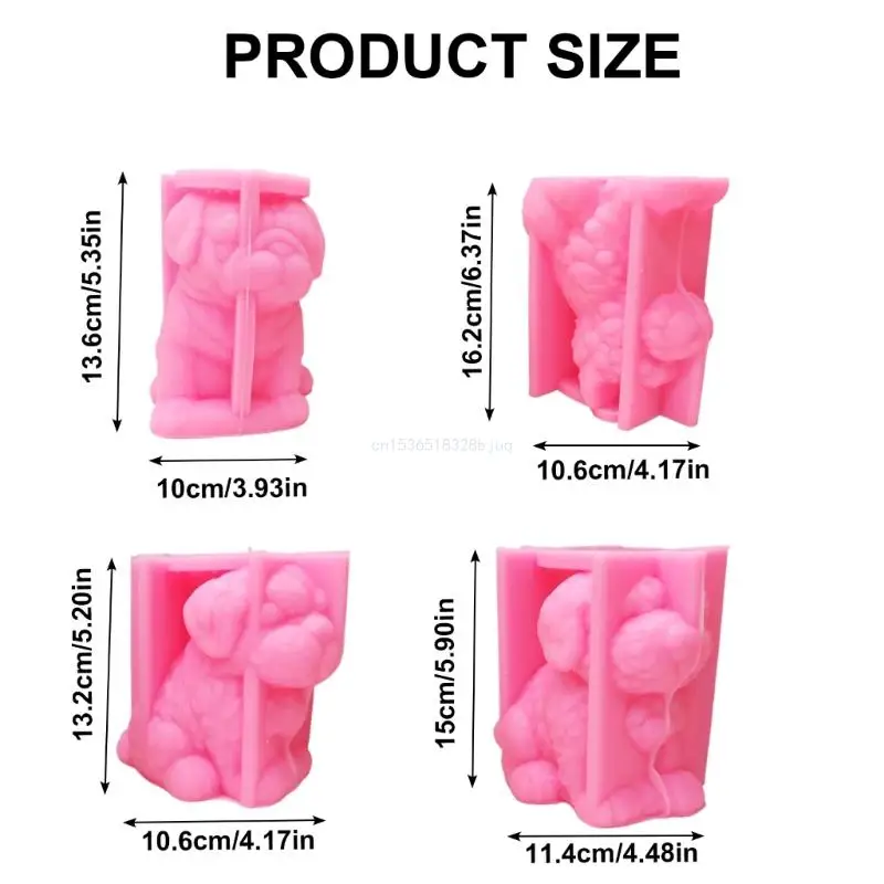 Practical Silicone Dog Mould for Unique Handmade Gifts and Decorations Dropship