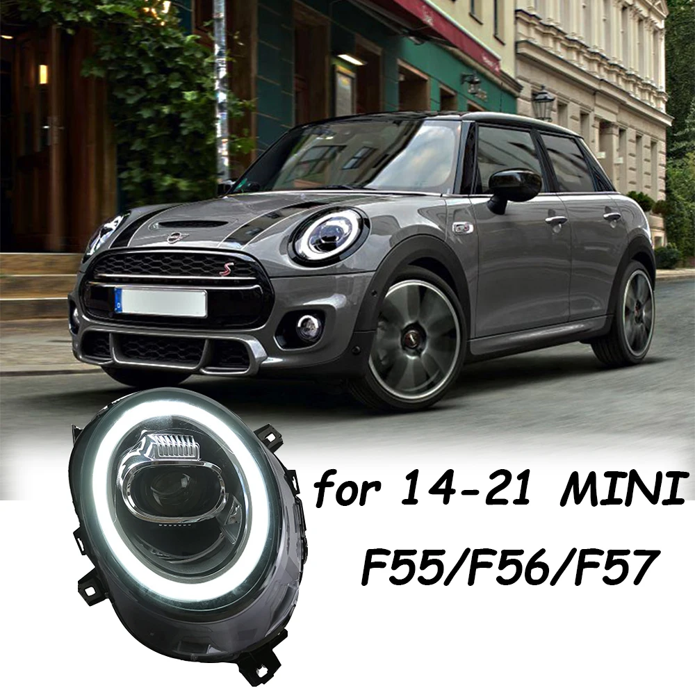 

Suitable for 14-21BMW MINI headlight assembly modified mini F55 F56 F54 high-end version LED daytime running light lens