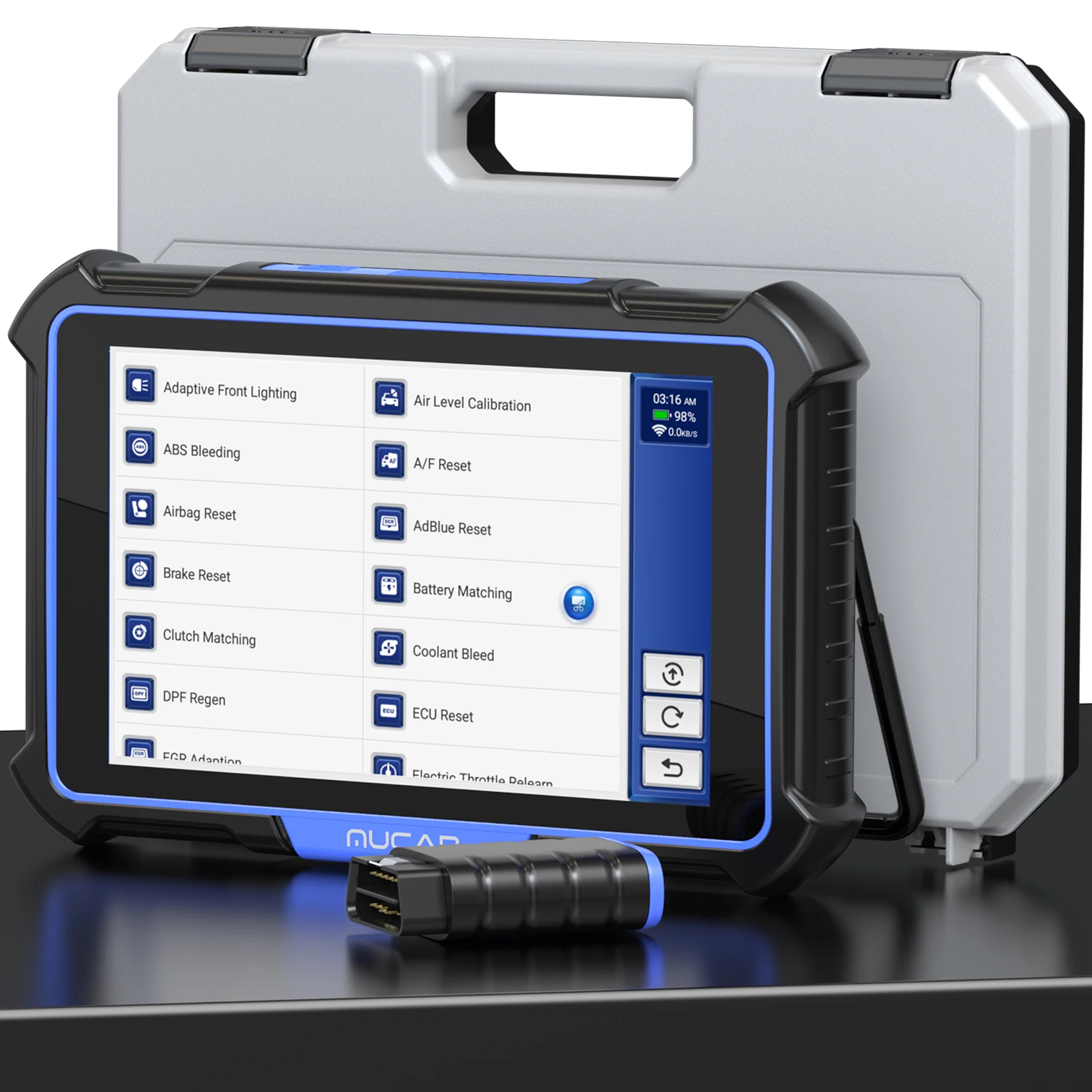 Lifetime Free Update MUCAR VO8 Car Diagnostic Tools All System OBD2 Scanner 34 Resets CAN FD ECU Coding Bi-Directional Control