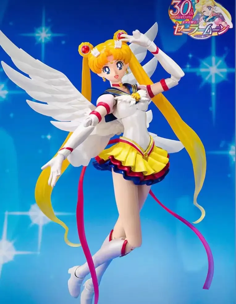 

In Stock Bandai Animation Sailor Moon Action Figure Toy Collection Model Gift