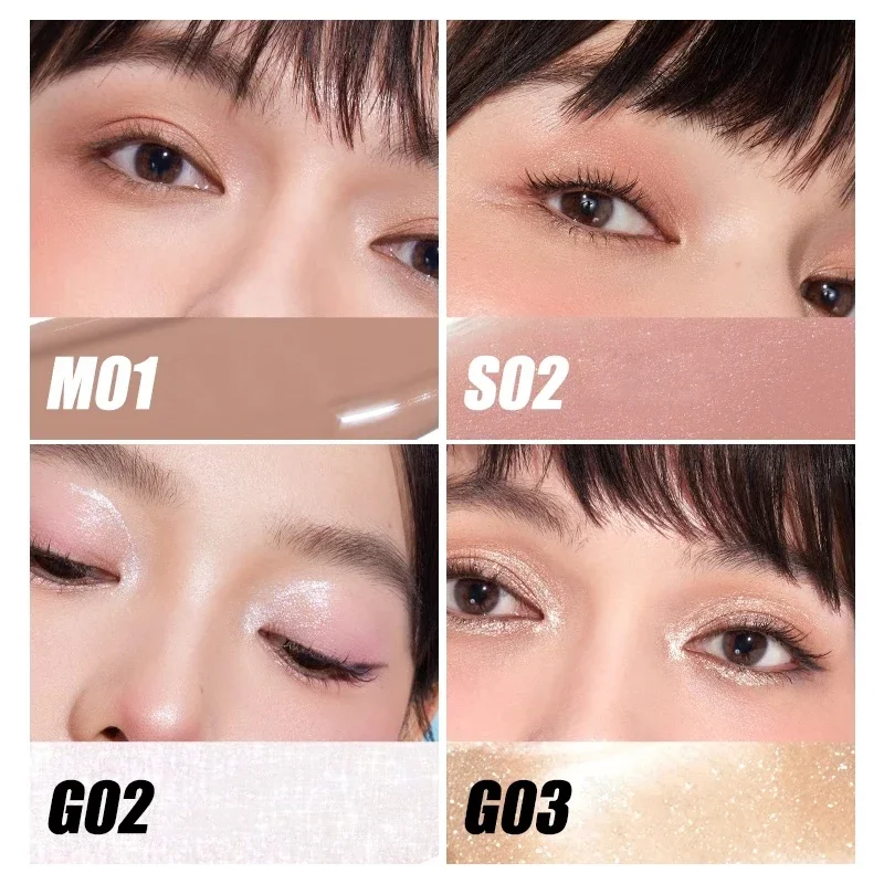 Judydoll Sports Series Liquid Eyeshadow Matte Shimmer Highlighter กันน้ําติดทนนาน