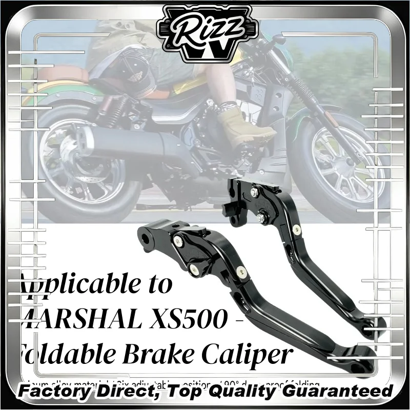 For MARSHAL CANGYUN 500 modified accessory brake clutch horn handle, aluminum alloy folding anti-slip handlebar rod