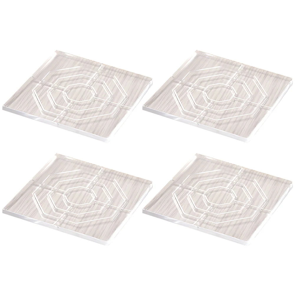 Round Anti Slip Pads Square Anti Vibration Pads Mat One-sided Sticky Anti-slip Chair Leg Furniture Accessories