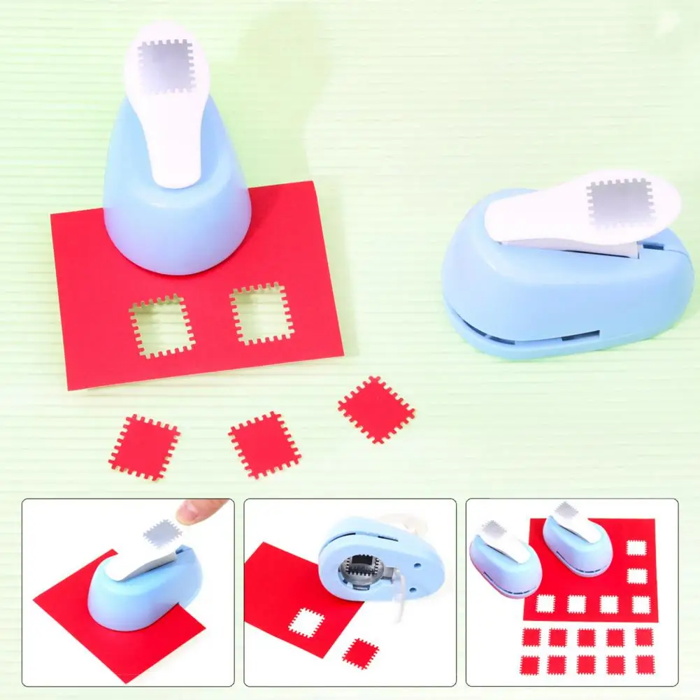 Rectangular Postage Stamp Craft Punch Stamp Embossing Tool for Scrapbooking DIY Card Making Easy to Operate Paper Punch