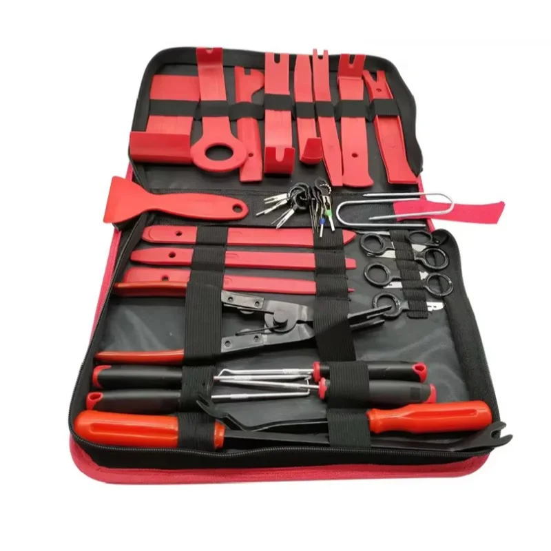 38Pcs Car tools Car Interior Disassembly kit plastic trim removal tool car clips puller diy Panel Tools for auto trim puller set