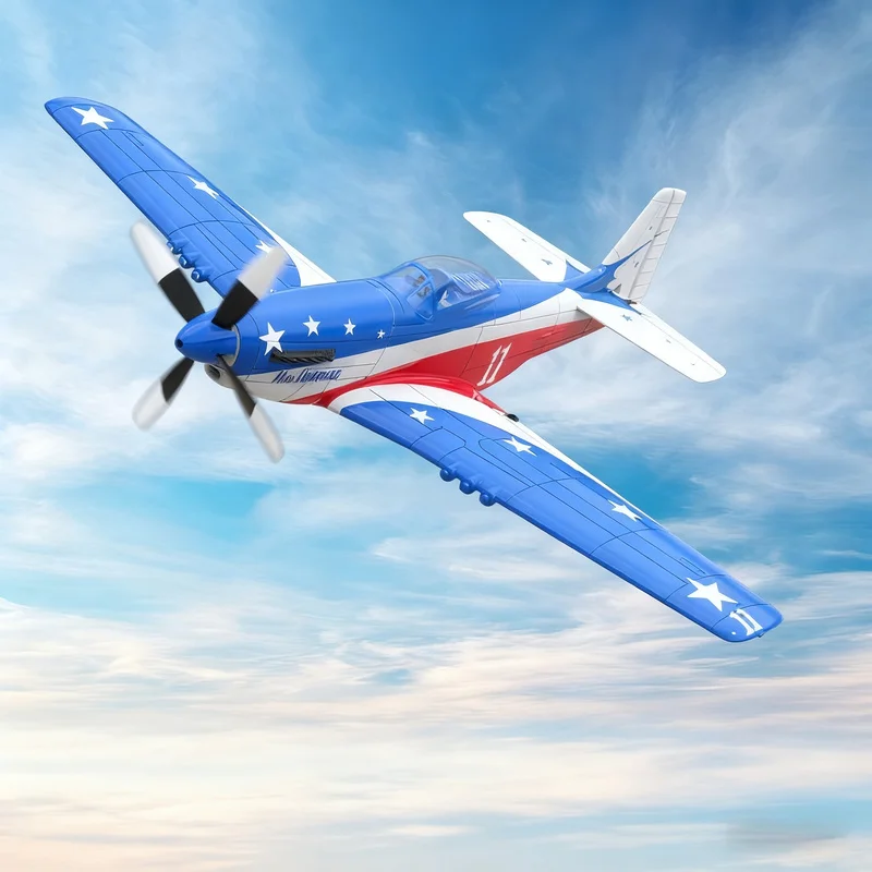 

New Orans P51D Glider Stunt Fixed-Wing RC Aircraft Electric Remote Control Fighter Jet Toy for Boys Birthday Gift Model Airplane