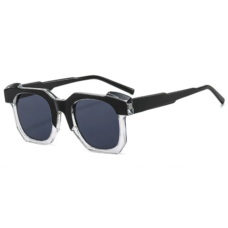 Fashion Square Sunglasses Women Men Luxury Brand Designer Retro Men Trending Black Grey Sun Glasses Shades UV400 image 4