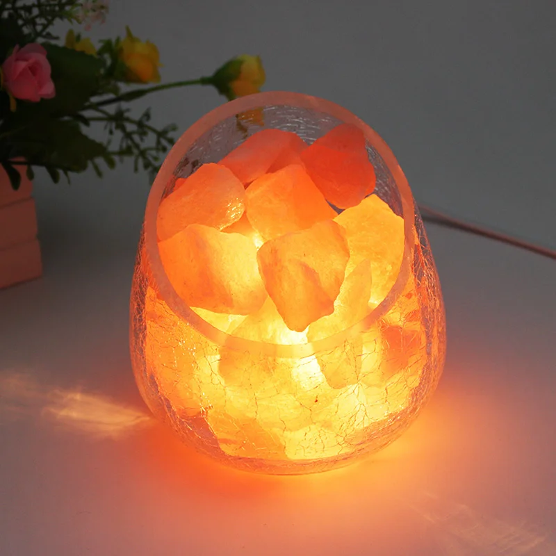 

Salt Lamp Led Night Light Himalayan Home Decor Usb Night Lamp Bedside Bedroom Lamp Children Babyliving Room Sensor Led Light