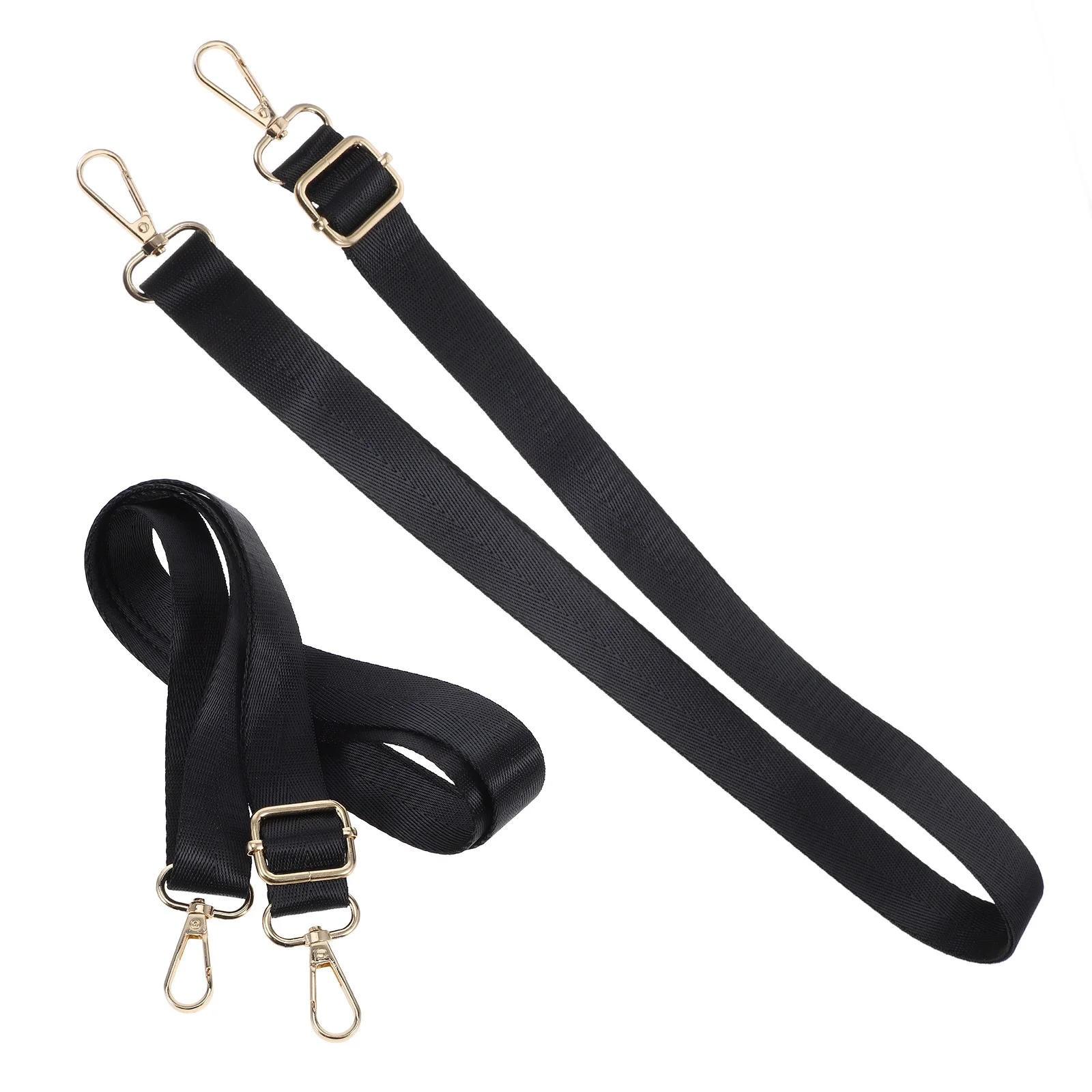 

2pcs Adjustable Elastic Blanket Leg Straps Black Double Swivel Snap Hooks Secure Fastening Lightweight Durable Replacement For