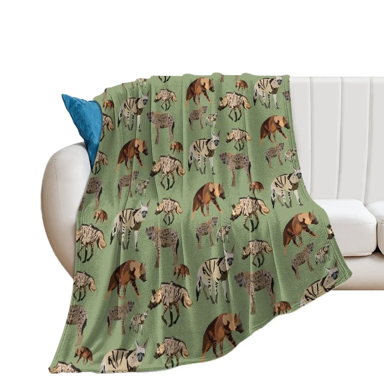 H is for Hyena Throw Blanket Heavy Bed covers cosplay anime Loose Blankets