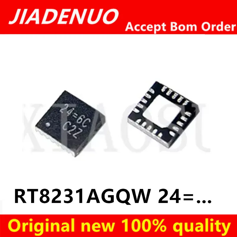 (5-10piece) 100% New RT8231AGQW RT8231A 24=2D 24=1A 24=EE QFN‑20 DDR Memory Power Controller IC Chipset