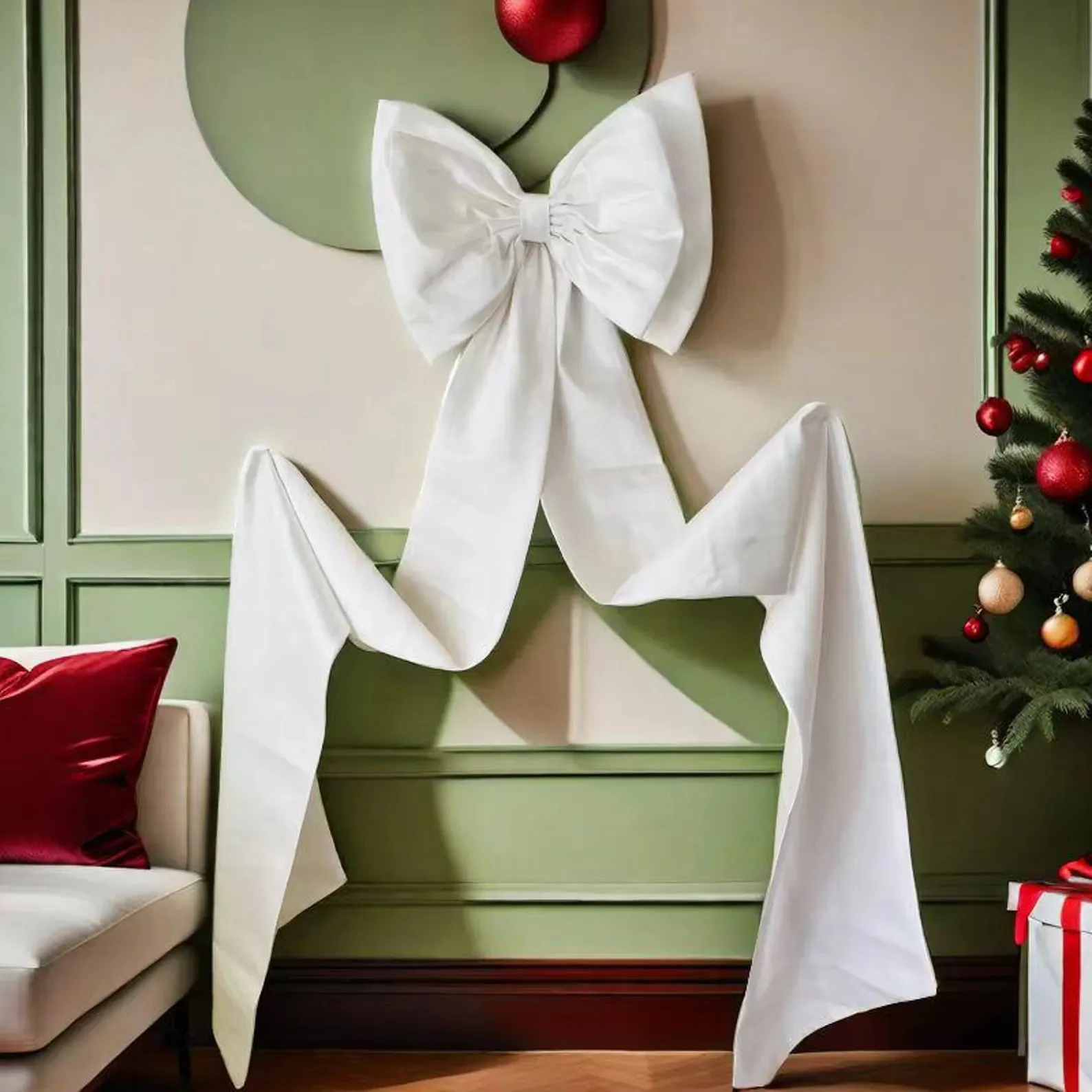 Satin Bride Trail with Bow Wedding Train Detachable Accessory Photography Party Wedding Bridal Accessories