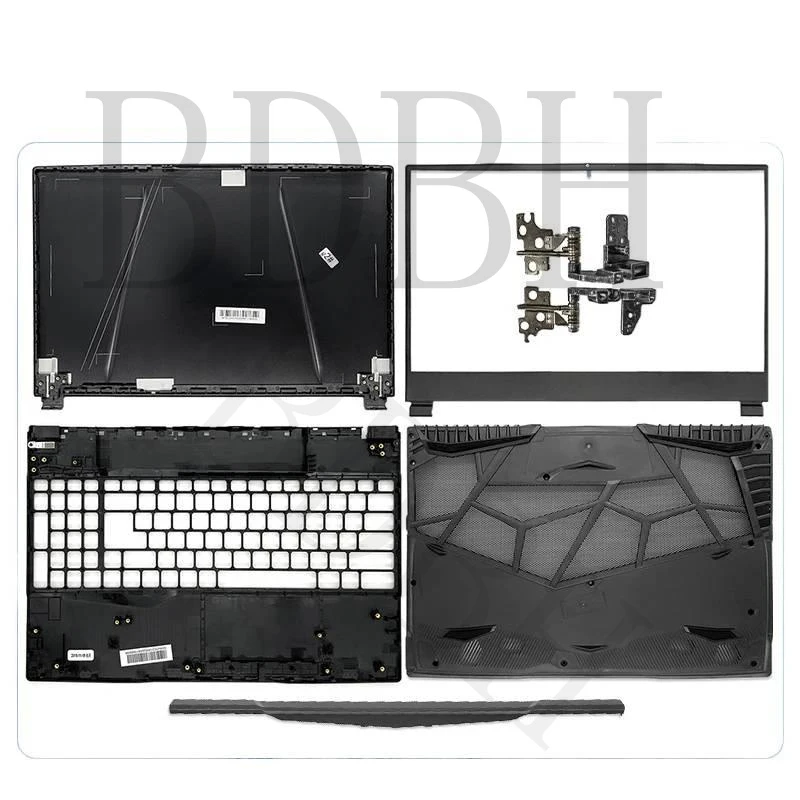 For MSI GP65 MS-16U1 MS-16U5 MS-16U7 New Black Laptop LCD Back Cover Front Bezel Palmrest Top Shell Bottom Case Hinge Covers