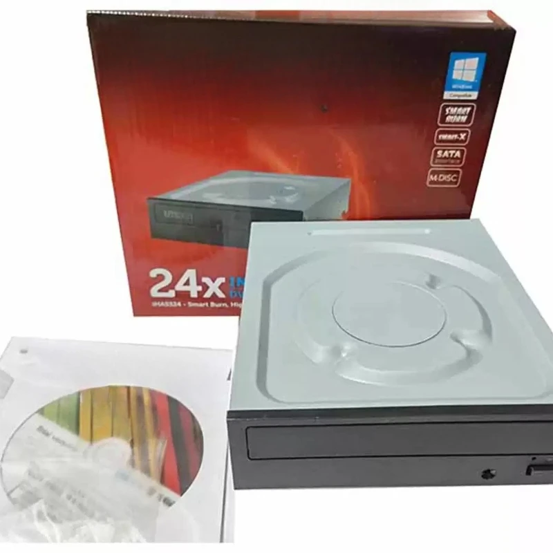 New Internal DVD Burner iHAS324-17, 24X High Speed Optical Disc Drive