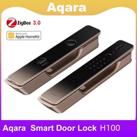 Aqara H100 Smart Door Lock Automatic Cat Eye Zigbee /Body/Light Sensor NFC Bluetooth Fingerprint Unlock for Homekit Aqara App