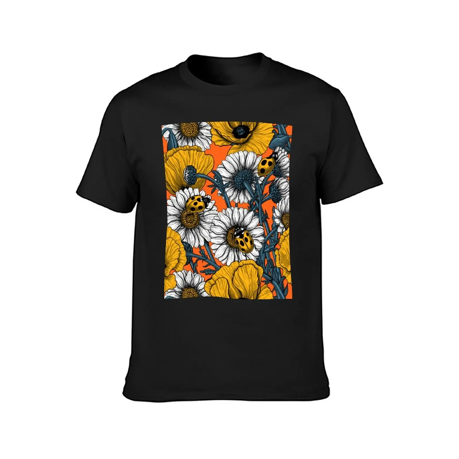 The meadow in yellow and orange T-Shirt boys animal print summer tops for a boy sublime oversized t shirt men