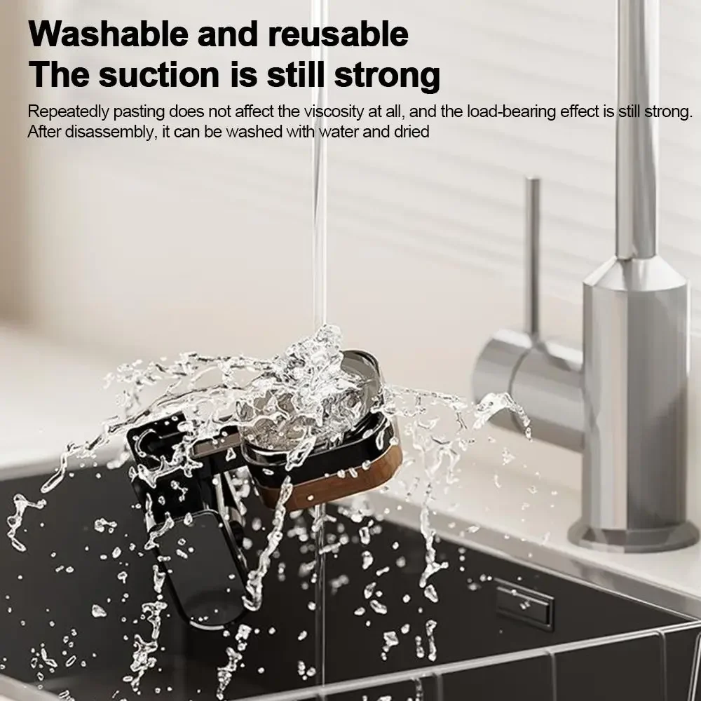 

New Adjustable Shower Head Holder Suction Cup Wall Mounted Showerhead Bracket Sprayer Fixed Base Bathroom Accessories