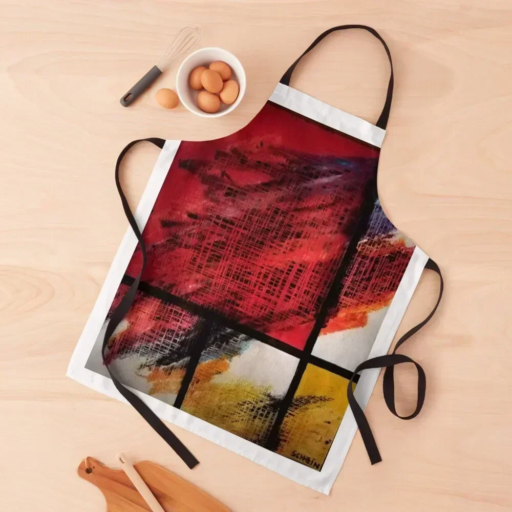 

Mondrian 2 (abstract) Apron for women halloween Novelties Kitchen And Home Kitchen For Men Waterproof Kitchen Woman Apron