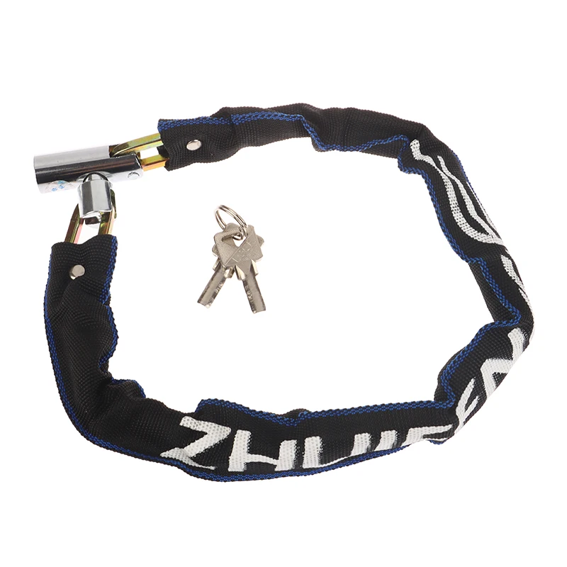 AliExpress NONE Bike Chain Lock Bicycle Heavy Duty Safety Lock 60CM Metal Anti-theft Mountain Bike Road Motorcycle Scooter Padlock With KeyHot
