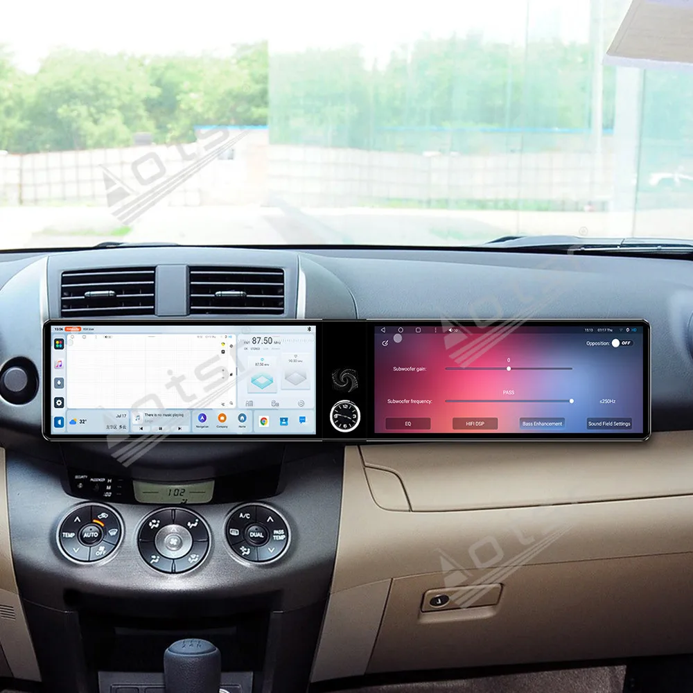 

Двухэкранный 12.3-дюймовый Android 13 Carplay для Toyota RAV4 2006-2012: GPS-навигация, радио, HD сенсорный экран, автомагнитола, головное устройство, автоаксессуары