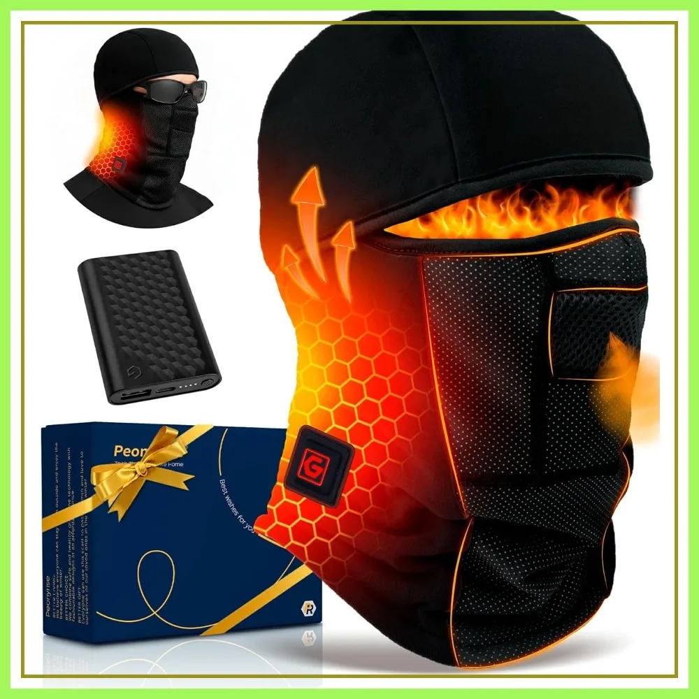 

Heated Balaclava with Graphene, 6000mAh Battery, Intelligent Winter Gift for Men Women