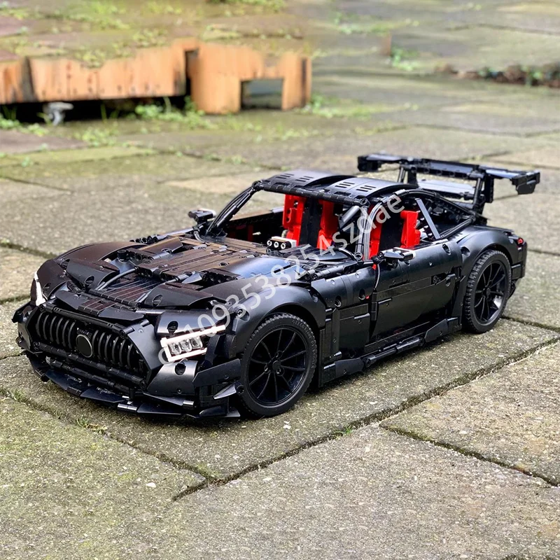 

2660PCS MOC Speed Champion City Car Mercedess AMG GTR Black Series Supercar Building Blocks Technique Creative Brick Toys Gifts