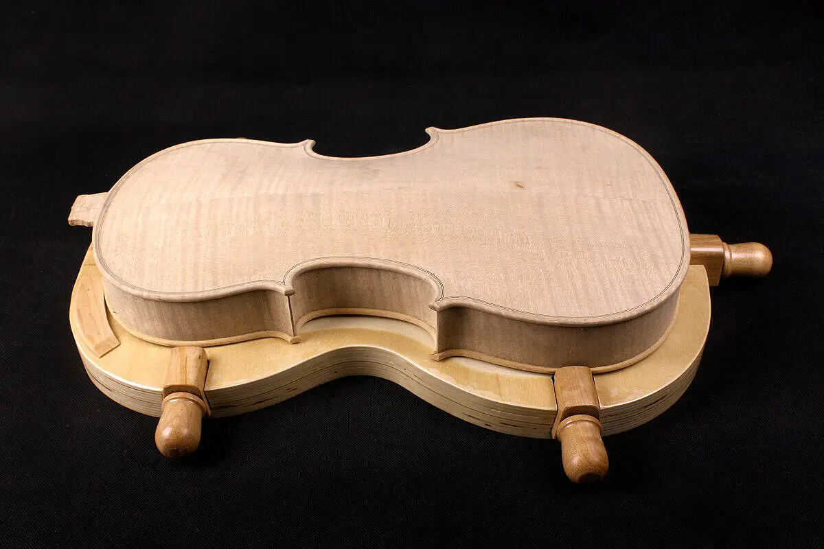 Violin Making tools Wooden Salver violin Cradle carving Repair luthier tools #US