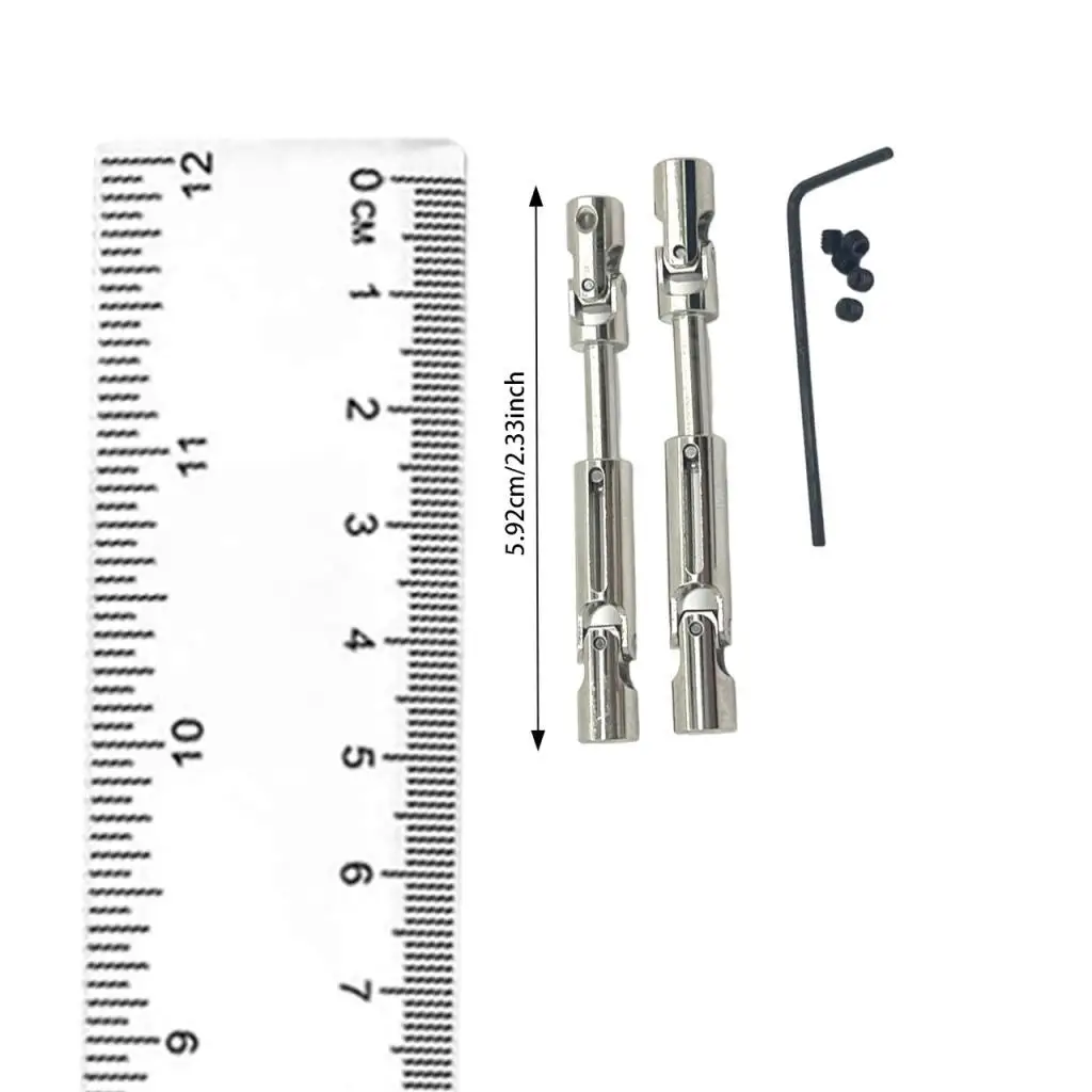 RC Drive Shafts Upgrade Sturdy,Easy to Install,Spare Parts Transmission Shafts Replace Part for MN98 MN99S 1:12 RC Car