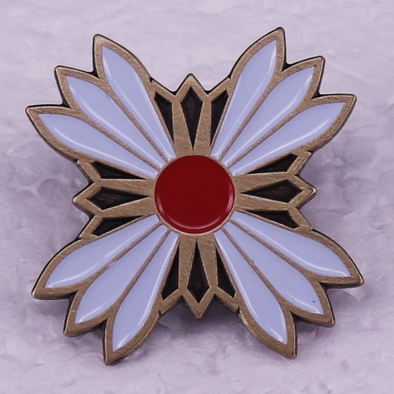 Insignia de Pin esmaltado Ace Attorney para Cosplay, joyería de videojuegos de aventura, novela Visual