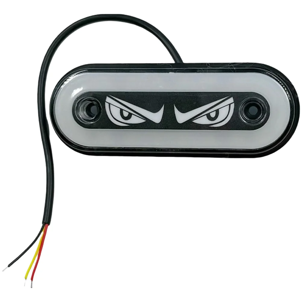 Truck Grille And Cargo Box Lights With Logo, Small Yellow Flashing Lights, 12V/24V Parking Lights, LED Bright Waterproof Modific