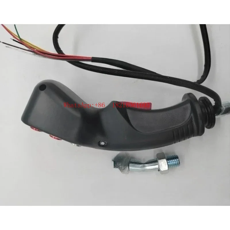Limited Offer Hot Sell For Excavator Harvester Parts Power Control 9 Button Joystick Handle Glue Gear 1PC