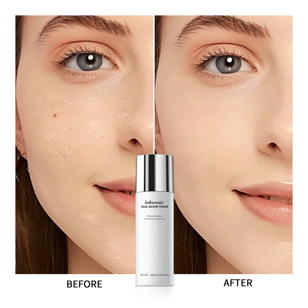 100 مللي تونر توهج الحليب اشراق تونر البشرة يرطب قوي يخفف الجلد الجاف والمتعب أقفال الرطوبة الجلد الحبر ماكياج #6