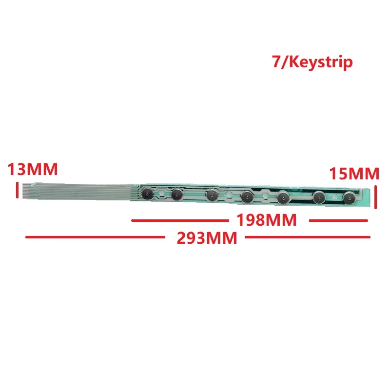 

For FANUC OI Key Strip 7 KEY A98L-0001-0519 Button Bar Cable Flex Switch