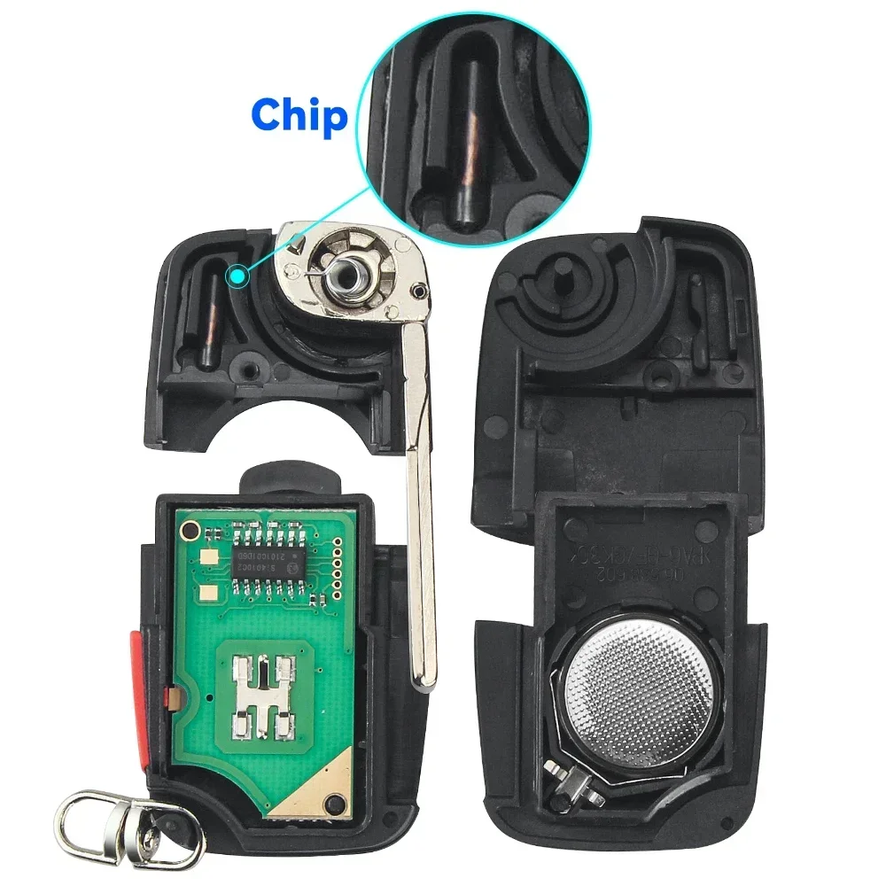 KEYYOU 1 SZTUK NOWY zdalny kluczyk samochodowy 315Mhz ID48 Chip Do Audi A4 A6 A8 S4 S6 S8 TT 1997-2005 4D0837231M 4D0837231E 4D0837231P